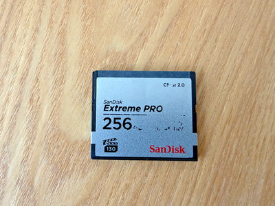 SanDisk Extreme PRO 256GB CFast 2.0 Memory Card 525MB/s