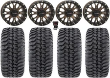 System 3 ST-3 Bronze 14" Wheels 32" Regulator Tires Textron Wildcat XX