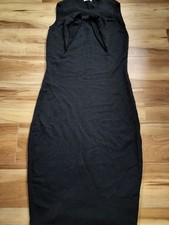 RED VALENTINO Wool Sleeveless Ribbon Knit Dress Women Size L Black Genuine