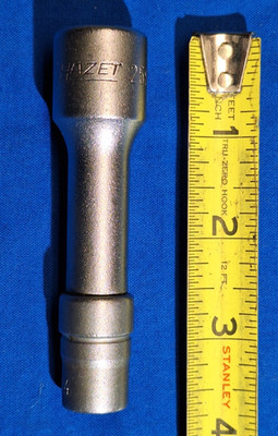 Hazet 2581 3-1/2'' long 1/2'' drive E14 Inverted torx socket Audi/VW timing socket