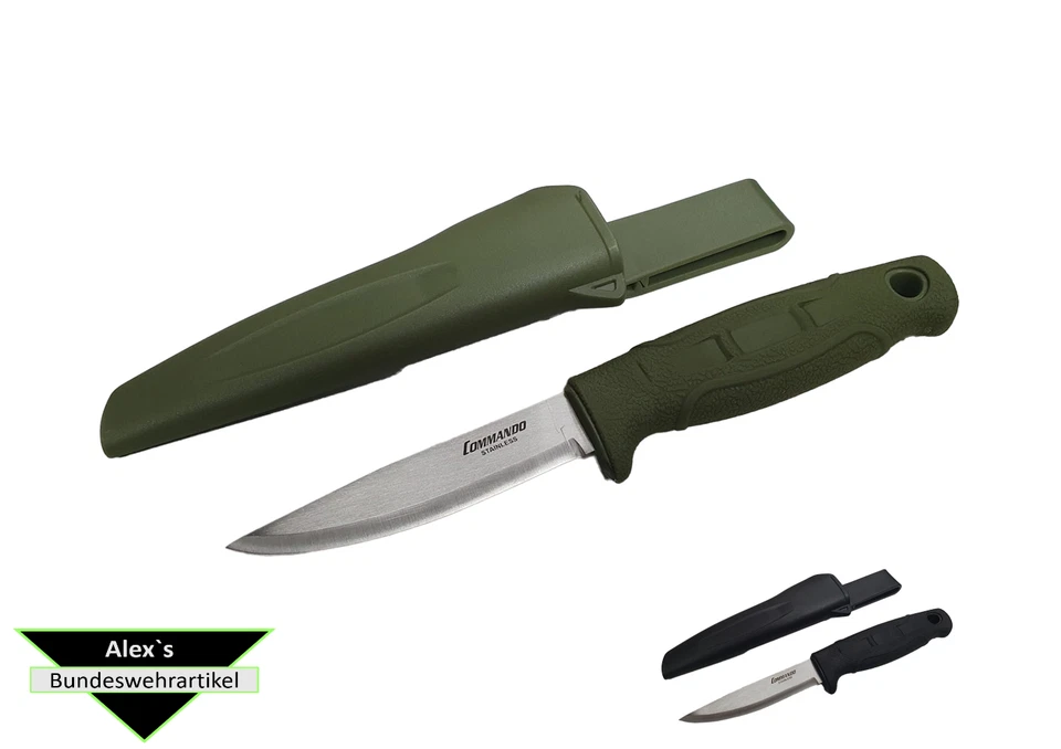COMMANDO INDUSTRIE Commando Outdoor Messer Sporter Arbeitsmesser Outdoormesser Neu 01