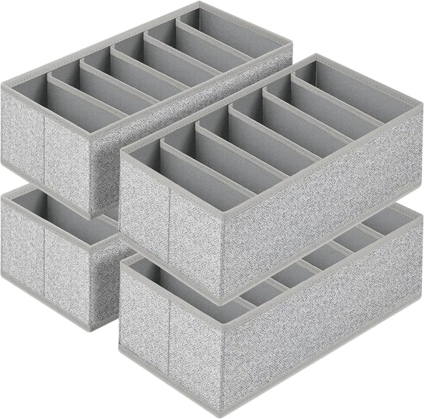 Schubladen Organizer FüR UnterwäSche - 4Er Set Schrank Organizer FüR Kleider-image