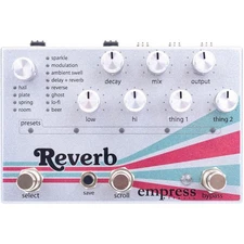 Empress Effects Reverb: Digital reverb pedal with 24 algorithms