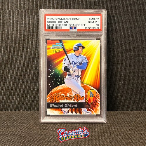 Shohei Ohtani [Orange] #MR-12 2025 Bowman Chrome Meteoric Rise card