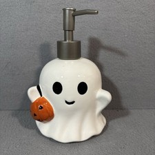 Ceramic Cute Ghost Soap Lotion Pump Dispenser...