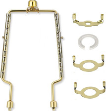 8 9 10 11 12 Inch Lamp Shade Harp Holder, ALUCSET Adjustable Lamp Harp Kit, Fit