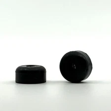 3 Pool Cue Bumpers | Old Style With Washer | Black Rubber | BillsBilliards