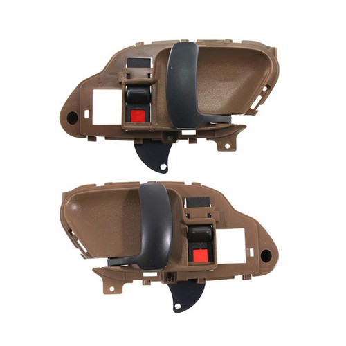 Interior Door Handle For 95-99 Chevy K1500 – Chrome & Beige – Passenger Side Front