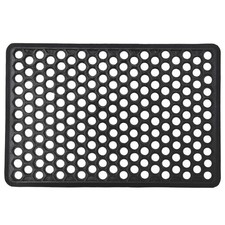 Honeycomb Outdoor Rubber Ring Entrance Floor Door Mat 40 x 60 cm