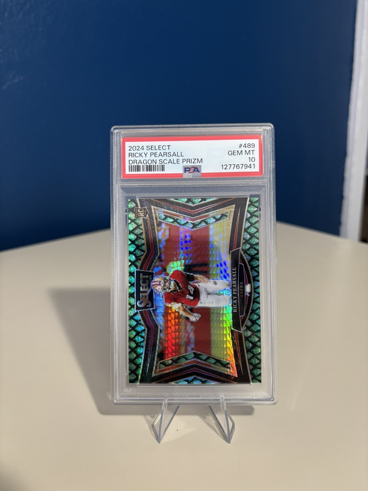 2024 Select - Ricky Pearsall RC #489 Field Level Dragon Scale /70 - PSA 10 🔥