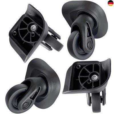 Luggage Replacement Wheel 4 Stück Kofferrollen Ersatzrollen Ersatzräder für Koff