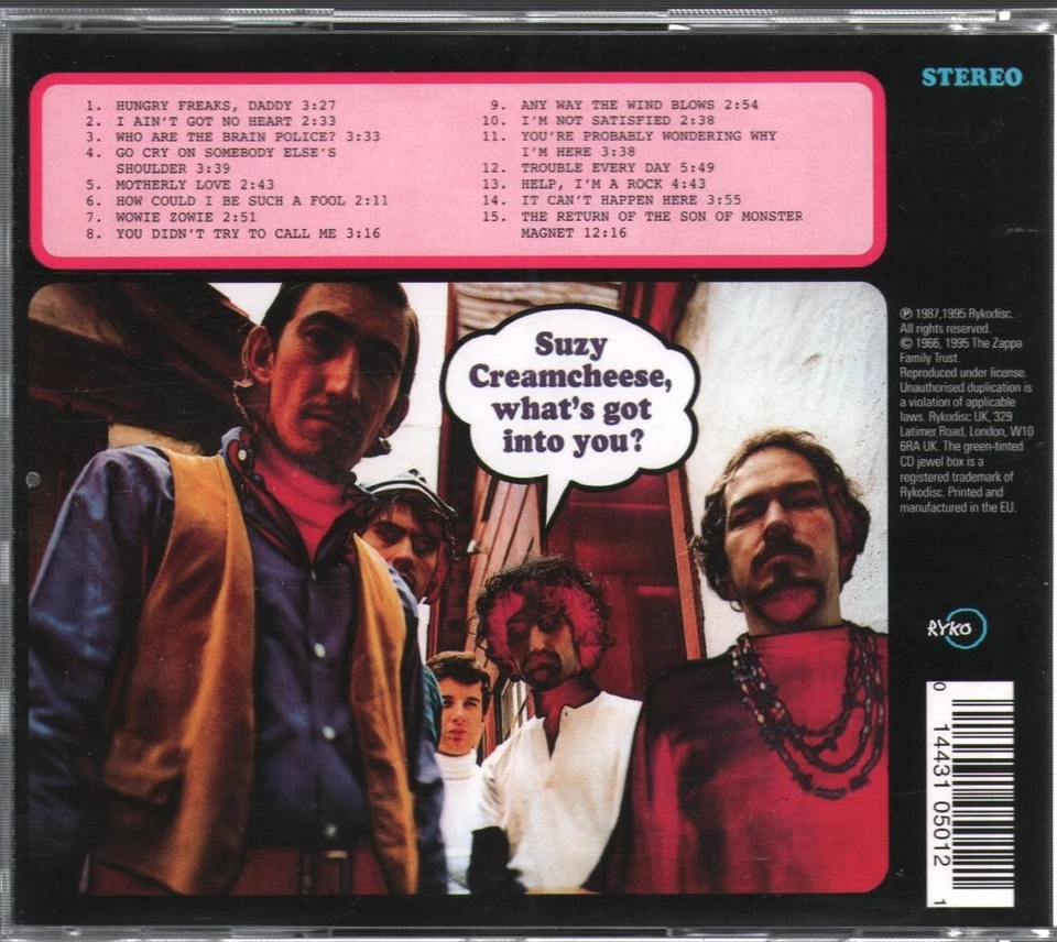 Frank Zappa and the Mothers of Invention Freak Out! CD Europe Rykodisc 1995 - Bild 2 von 2