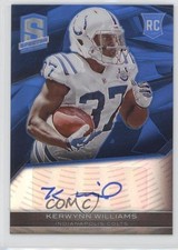 2013 Panini Spectra Rookie Auto Blue 27/99 Kerwynn Williams #157 Auto 1n0