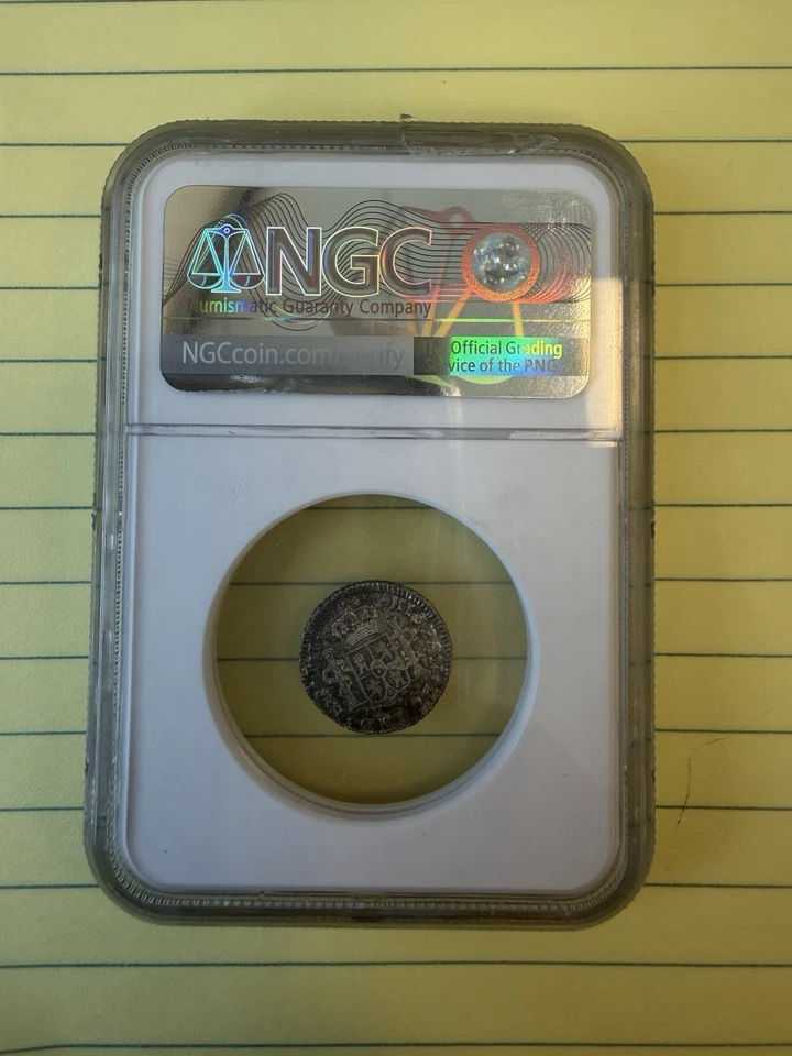 1813SO FJ Chile 1/2r Real Silver Coin / Val y Mejia collection NGC MS 64+ - Image 2 of 4