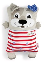 Nici Cosidoo Kuscheltier Hund Mit Wendefunktion 30X20Cm - Grau - Weiches PlüScht