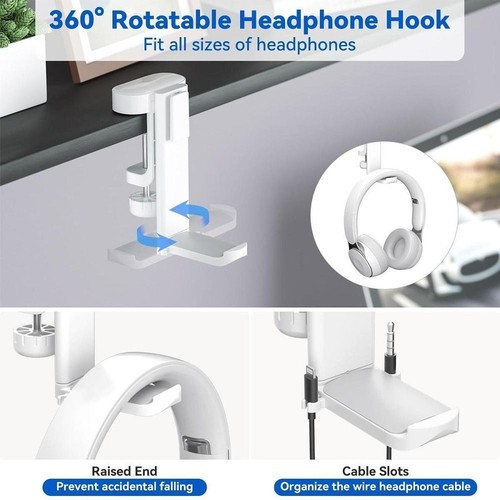 360° degree Rotating Desk Side Box Metal Water Cup Holder Home - Afbeelding 10 van 16