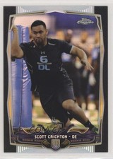 2014 Topps Chrome Black Refractor 269/299 Scott Crichton #176 5w7