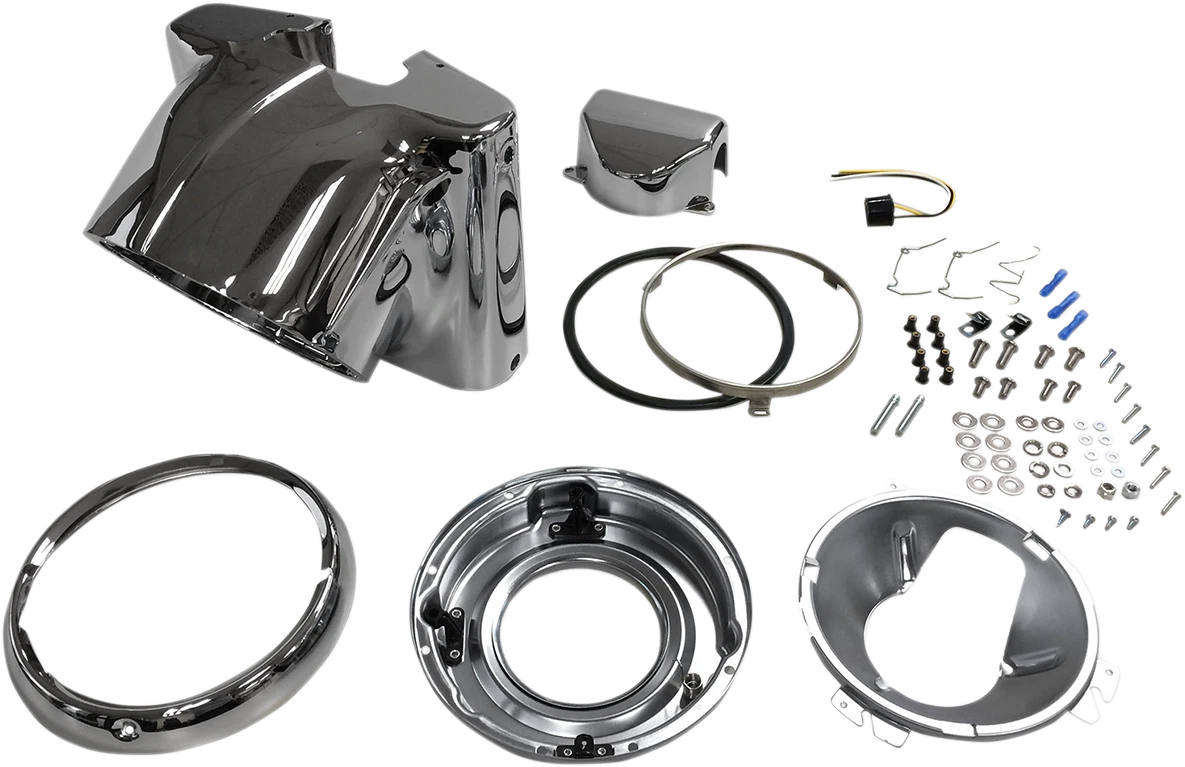 Harley fatboy hotsell headlight housing