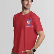 Minnesota UnisexTshirt-State Flag With Motto Printed