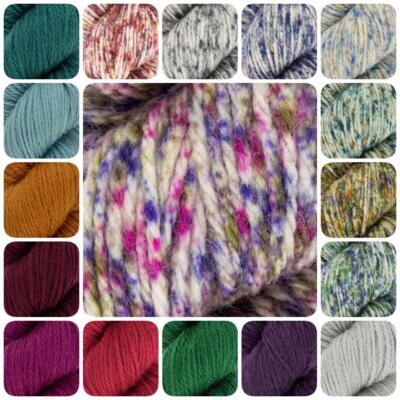 WYS The Croft Shetland Aran 100g Strickwolle Garn - Vollsortiment