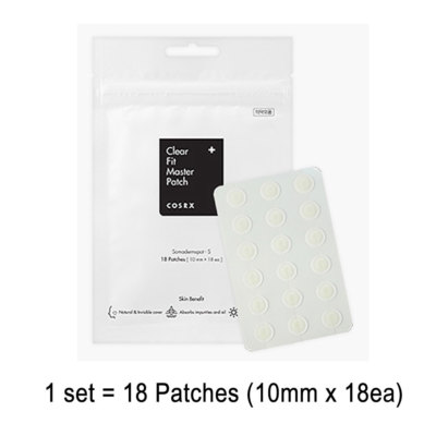 [COSRX] Clear Fit Master Patch 18 patches x 1 set or 5 set or 11 set 