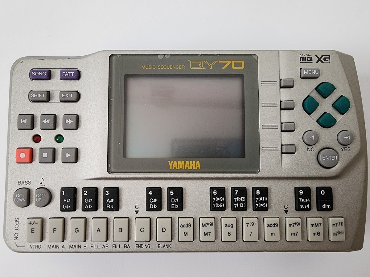 Yamaha QY70 QY-70 Mobile Sequencer Samplers Rhythm machine | eBay
