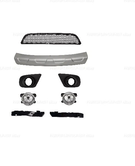 2011 - 2019 Dodge Journey Front Bumper Cover Assembly Complete with grill, fogs - Image 4 of 4