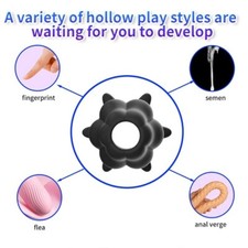 Silicone Hollow Plug Spreader Dilator Enemas Tunnel Speculum Expander BDSM Toy