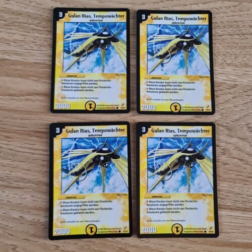 Gulan Rias, Speed Guardian (×4) Duel Masters DM04 Common TCG GERMAN | EX #62 - Picture 1 of 5