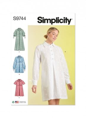 Simplicity Papier Schnittmuster 9744 Kleider