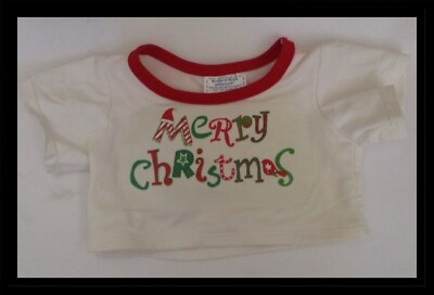 Build A Bear Workshop Merry Christmas Shirt Top Non Working Lights