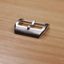 18mm TANG BUCKLE Silver/Black/Yellow/Rose Gold Stainless Steel Fit IWC Watches