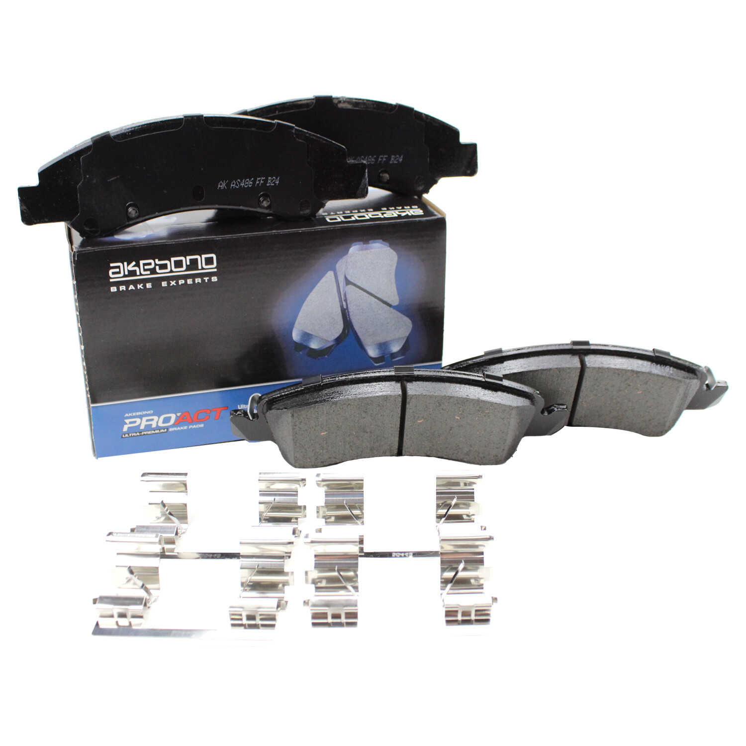 Akebono ProACT Front Ceramic Brake Pad Set ACT1363 For Cadillac Chevrolet GMC