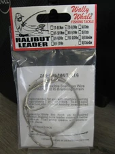 ZAK Halibut Leader Rig 200# 7 Strand 24" Flexible SS WIRE 7/0-8/0 Fishing Hooks