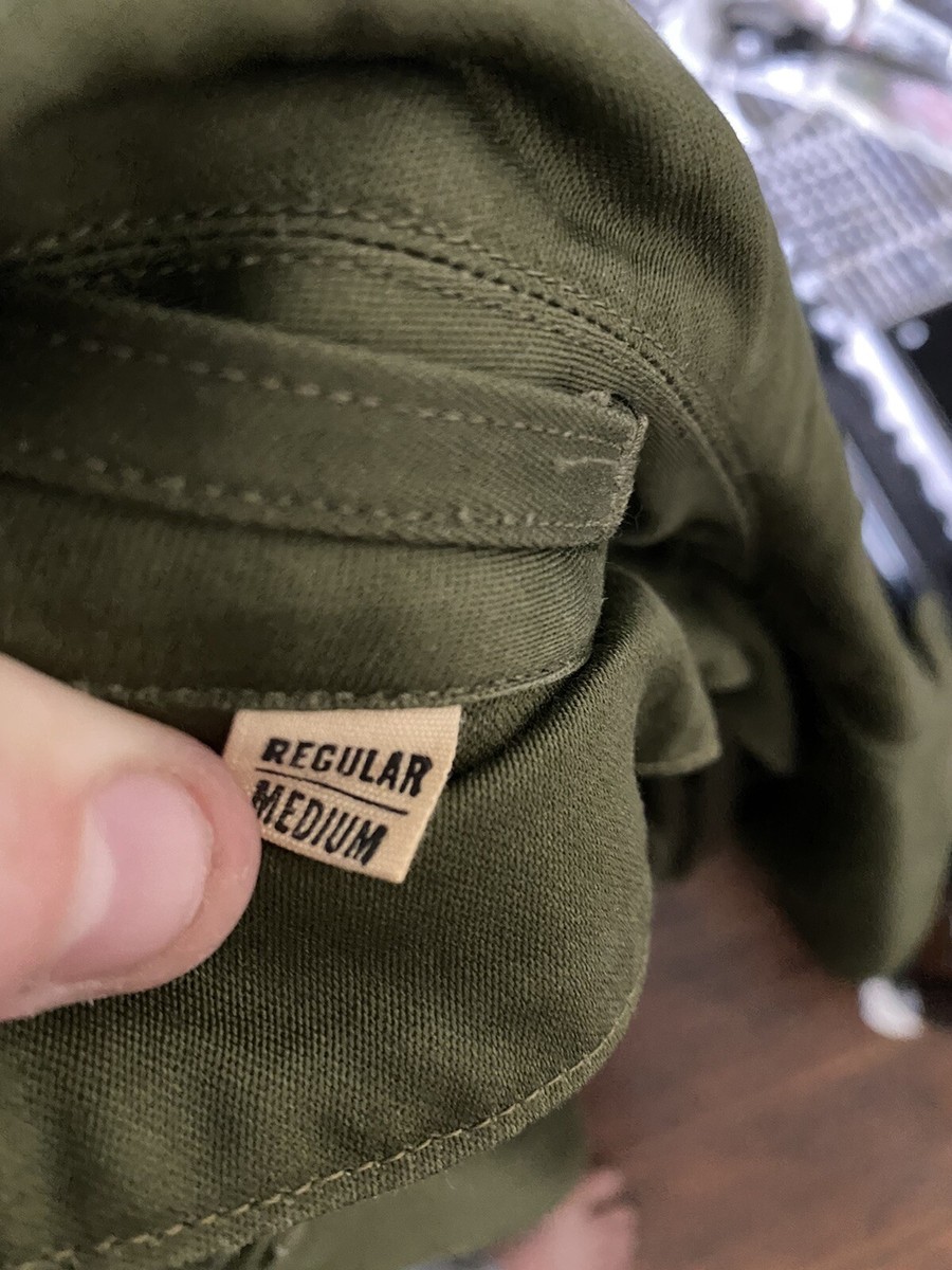Vintage 1951 Military Field Overcoat M1950-A Trench Coat Jacket