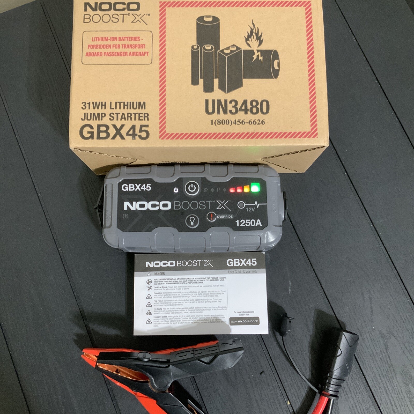 USED NOCO GBX45 BOOST X 12v 1250 Amp Lithium Automotive Jump Starter eBay