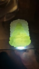 Jade Buddha Skulptur /Amulett aus Feinster Jade  ,93 Gramm 7cmx5cm 