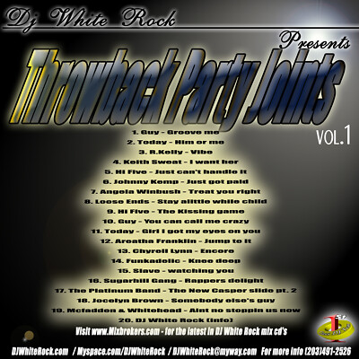 DJ White Rock Throwback Party Joints ( R&B )