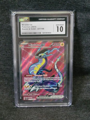 Miraidon ex graded CGC 10 for sale on eBay