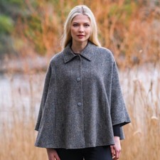 Country Cape – Gray Herringbone