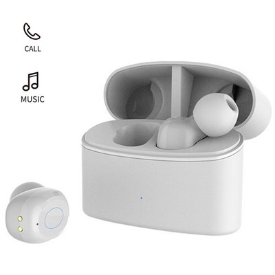 True Wireless Earphones Bluetooth Earpieces Double Mini Earbuds Noise Reduction