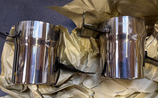 FERRARI 488 GTB SPIDER REAR BUMPER EXHAUST TIPS TAILPIPE SET OEM 86648400