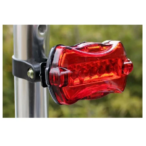 2 Stück Fahrrad Rücklicht 5 LED rot Sicherheit hinten blinkend 6 Modi AAA batteriebetrieben - Bild 19 von 19