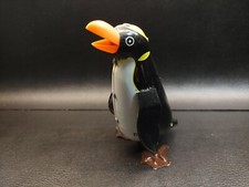 Vintage Tin Wind-Up Jolly Penguin Toy No Winding Key Included