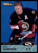 1997-98 COLLECTOR'S CHOICE STAR QUEST TWO STARS DANIEL ALFREDSSON OTTAWA