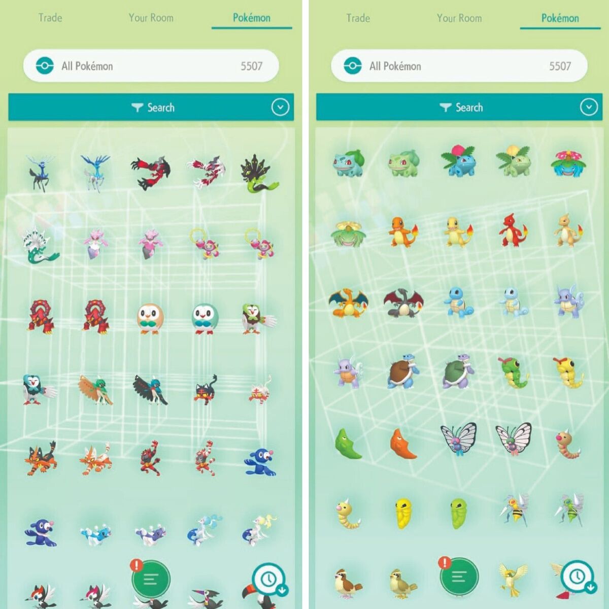 🌟Pokemon Home Full Living Dex All Forms gen 1-7 960 Pokemon