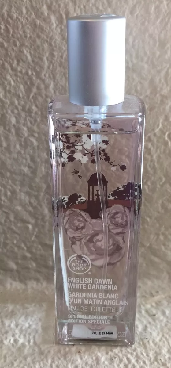 The Body Shop ENGLISH DAWN WHITE GARDENIA Perfume For Women EDT 1.69 Oz Spray