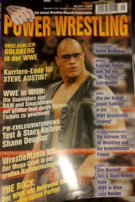 Power Wrestling Mai 05/2003 WWE, TNA + 4 Poster (Sting, Austin, Hogan, Taker)