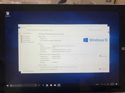 Lot Of 5 Surface Pro 3 1631 12'' Core i5-4300U 1.90GHz 4GB 128GB SSD Broken Read