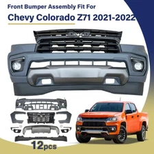 Front Bumper Cover Grille Assembly Kit Complete Fit Chevy Colorado Z71 2021-2022